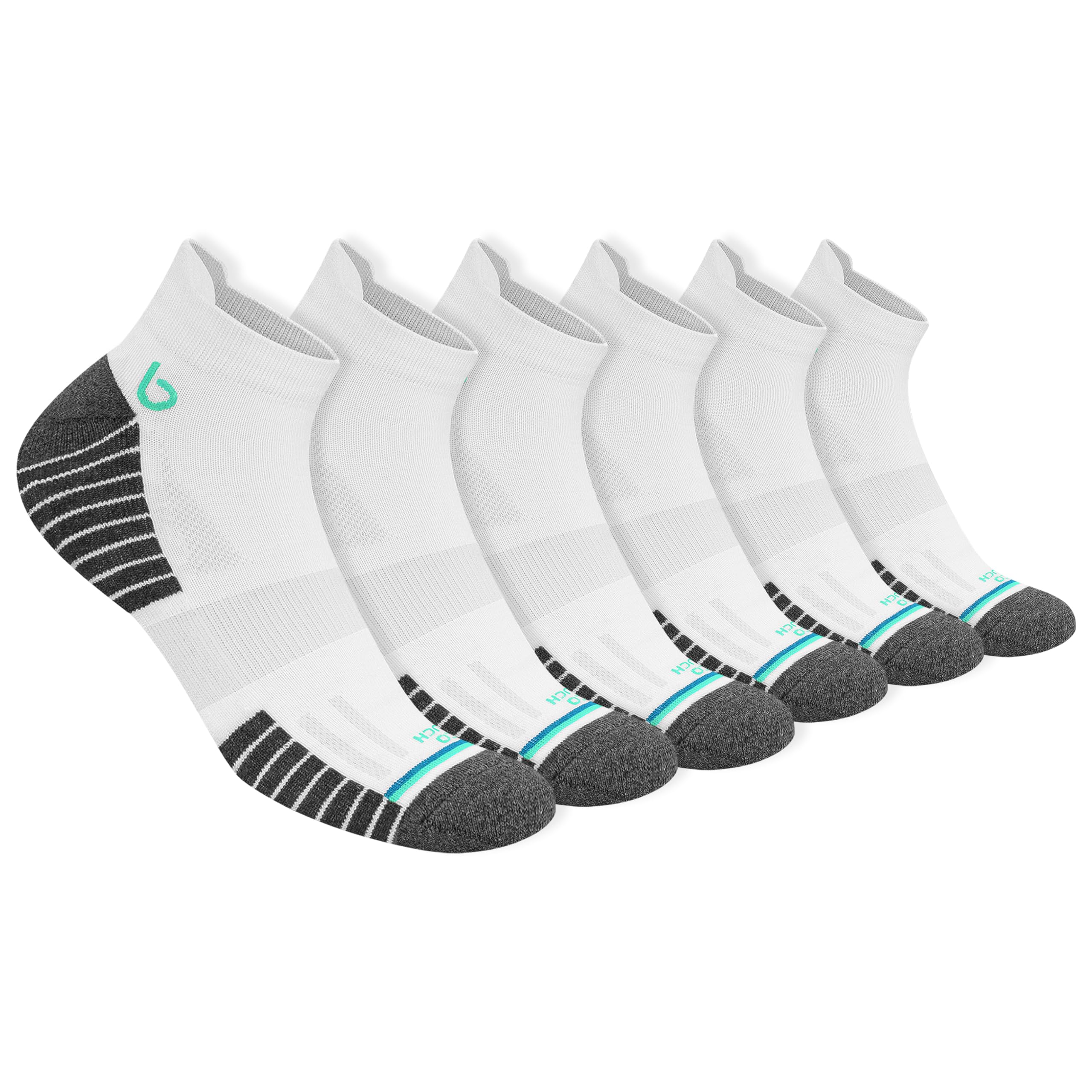 BAMBOS Sneaker Socken Ultraweich Bambus Herren Damen Kurz Sportsocken Laufsocken, 3/6 Paare