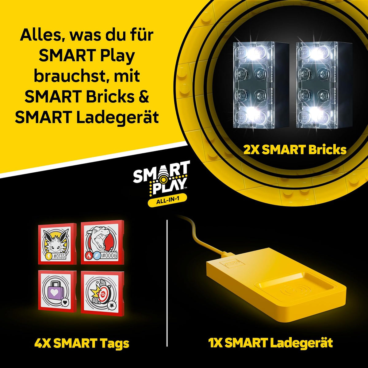 LEGO Pokémon SMART Play Ultimativer Showdown zwischen Glurak & Blitza 72167