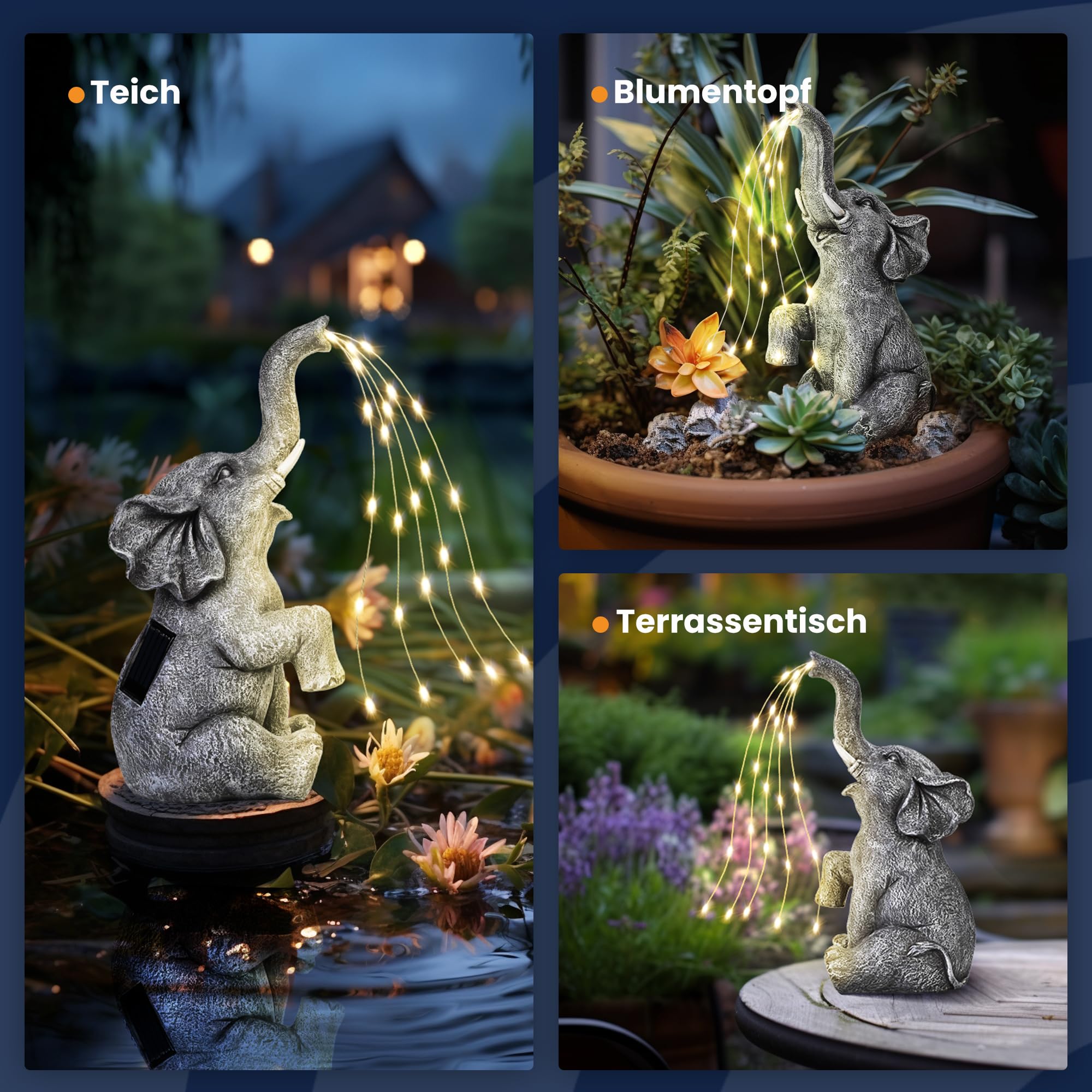 Solar Statuen Gartendeko, Bär Mutter und Bär Kind umarmen Sich, Geburtstagsgeschenk für Frauen, Geschenke für Mama, Wetterfest Gartendeko für Terrasse, draußen, Hof