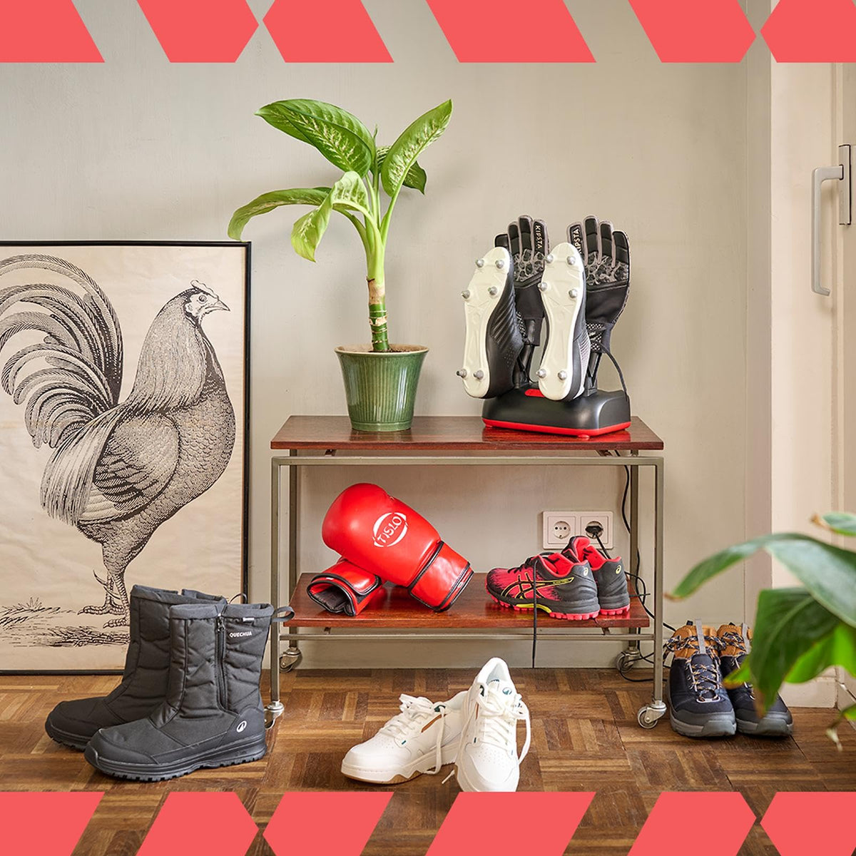 Ozone - Shoe Dryer & Shoe Freshener - Ozone Technology - Kills bacteria and fungi - No unpleasant odors - Fresh and clean shoes - Energy efficient! 