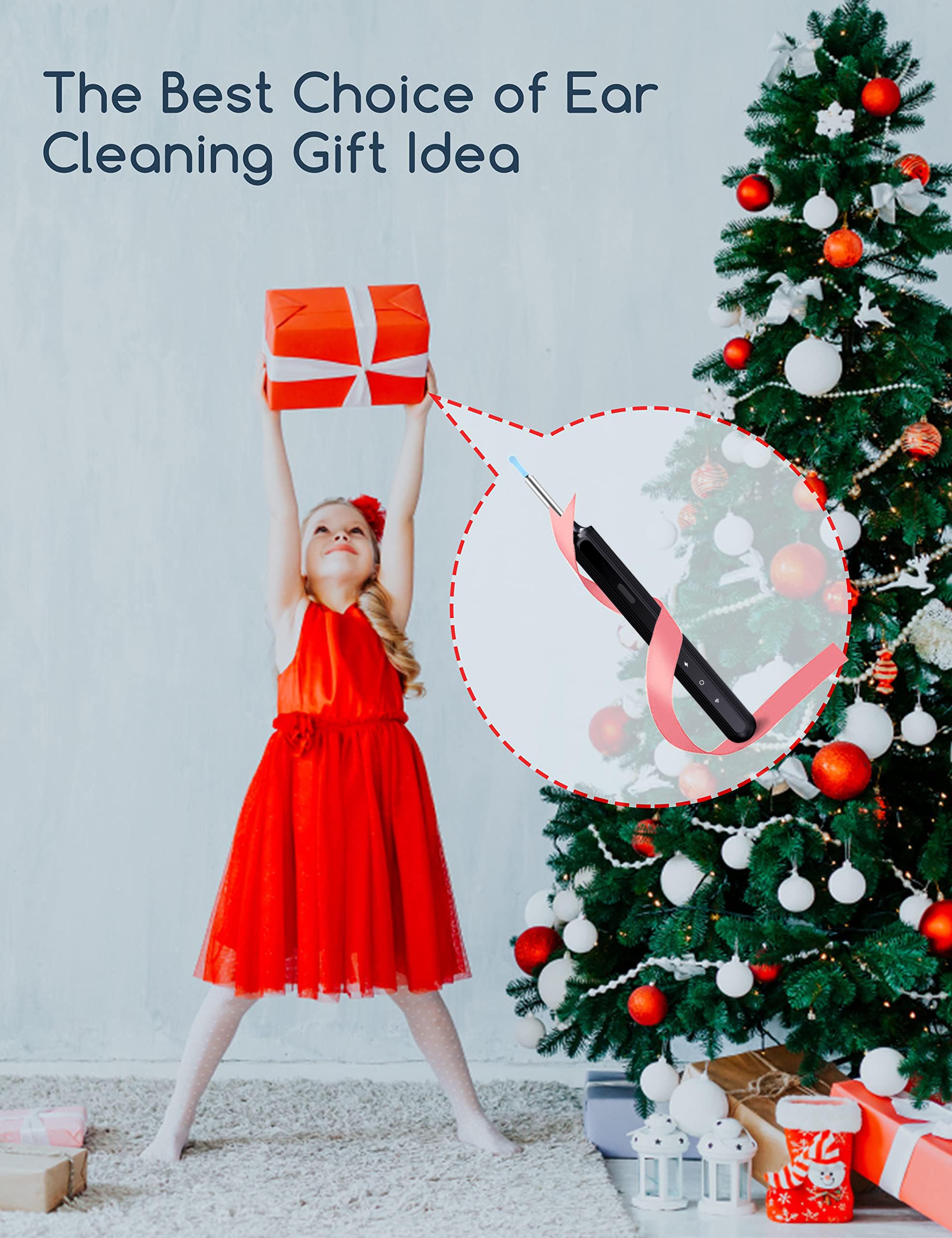 Ohrenschmalz-Entfernungs-Otoskop, WiFi Ohrreiniger, 1080P Ultra Thin HD Wireless wasserdichter Ohrspiegel mit 3,5 mm Objektiv und 6 LEDs für iPhone, iPad und Android Smartphones