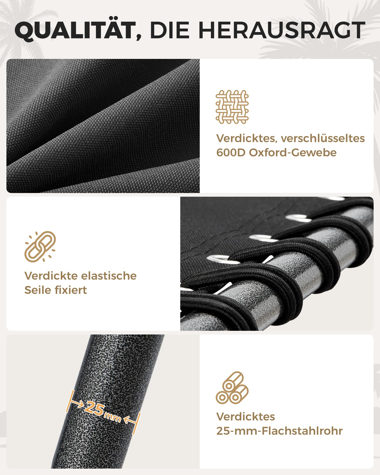 Sonnenliege Klappbar 5-Verstellbare, bis 180 kg, 2er Set, Blau | Gartenliege Klappbar, mit Kopfstütze & Seitentasche, Sonnenliege Wetterfest, Strandliege für Garten Terrasse Pool Camping