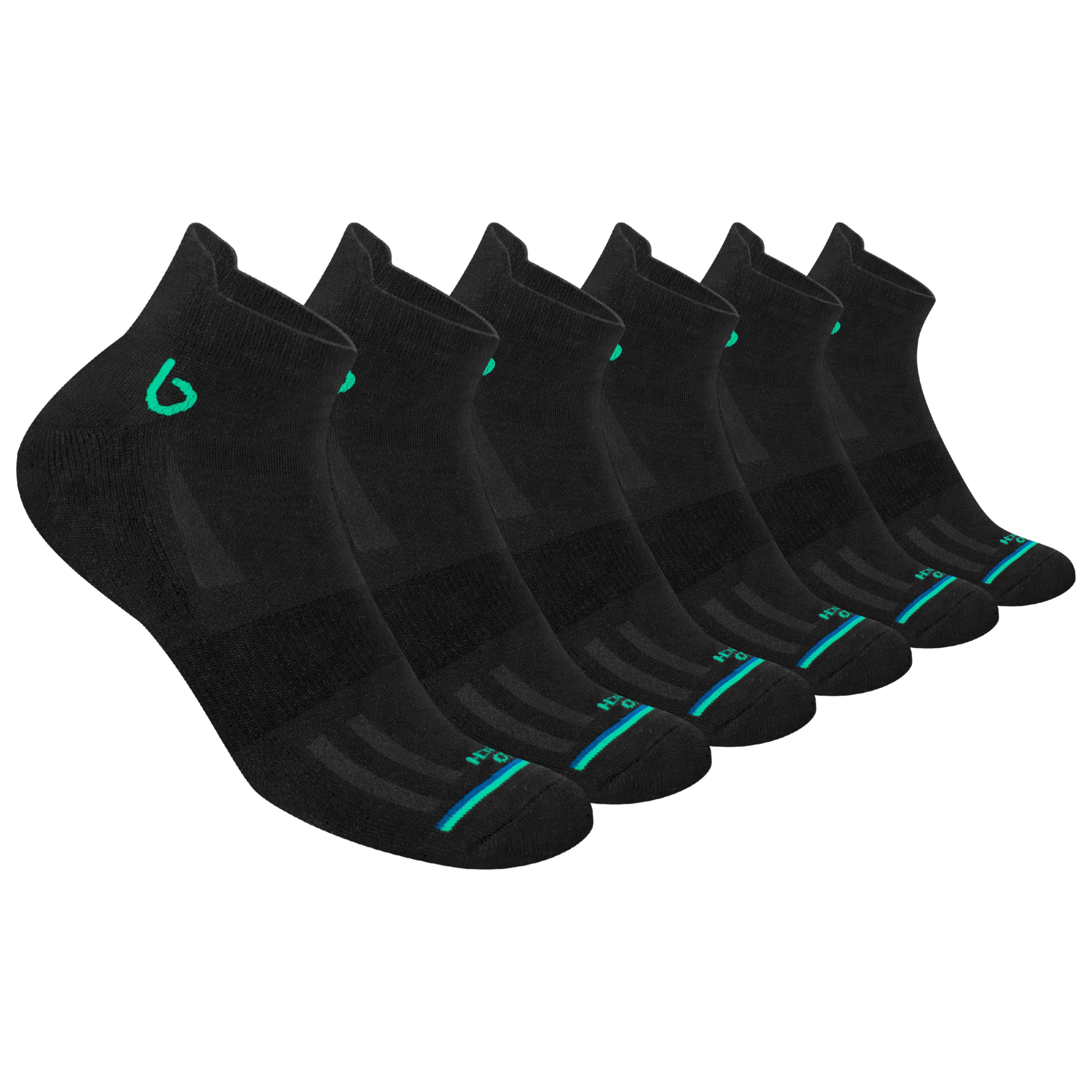 BAMBOS Sneaker Socken Ultraweich Bambus Herren Damen Kurz Sportsocken Laufsocken, 3/6 Paare