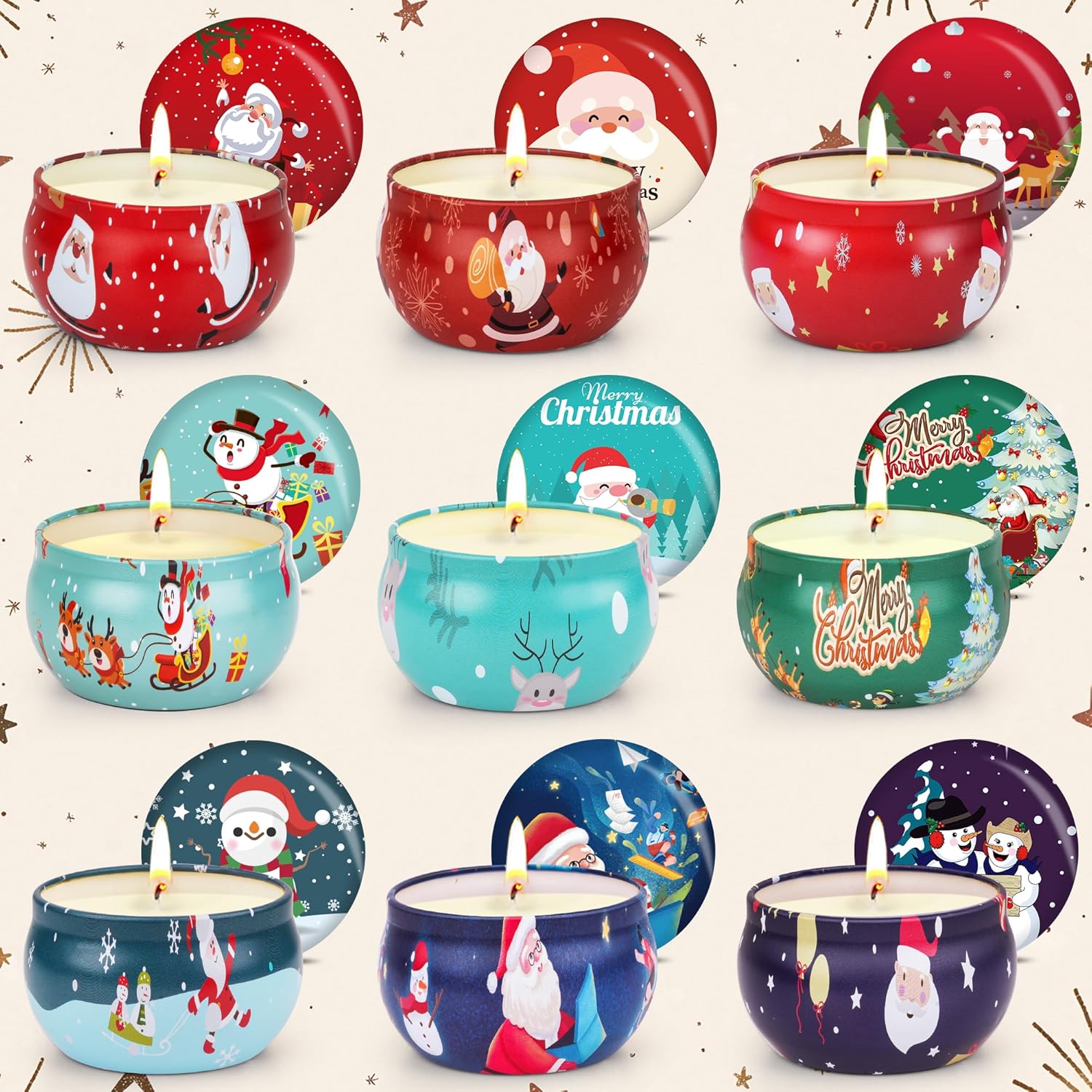 Kerzen Selber Machen Set,DIY Kerzenherstellung Kit,Duftkerze Geschenke Set mit 500g Bienenwachs,Kerzen Schmelztopf,9 Kerzendosen,6 Duftöl,3 Silikonformen,100Candle Wicks ,Rührlöffel,Dochthalter