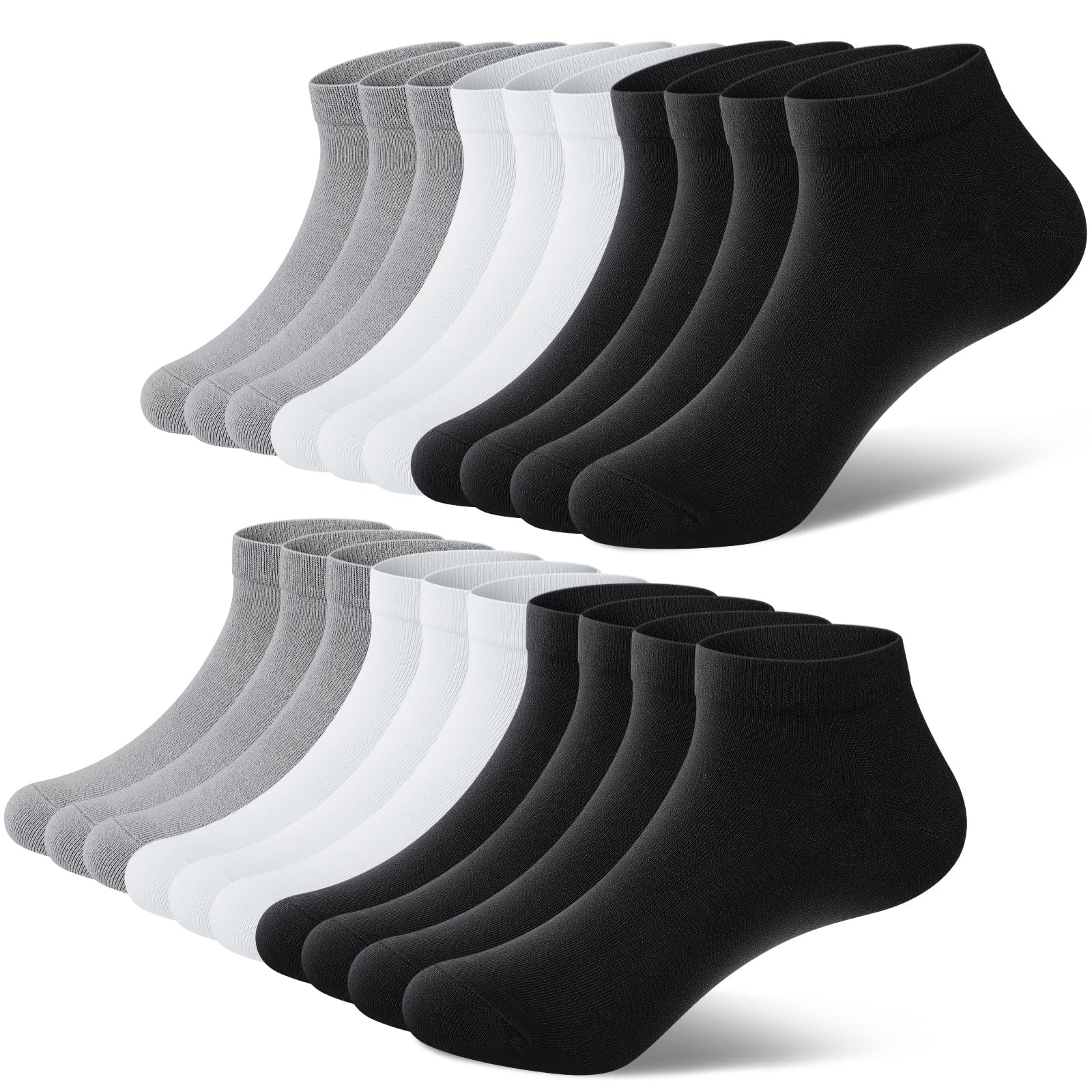 Sneaker Socken Herren Damen 10 Paar Kurzsocken Baumwolle