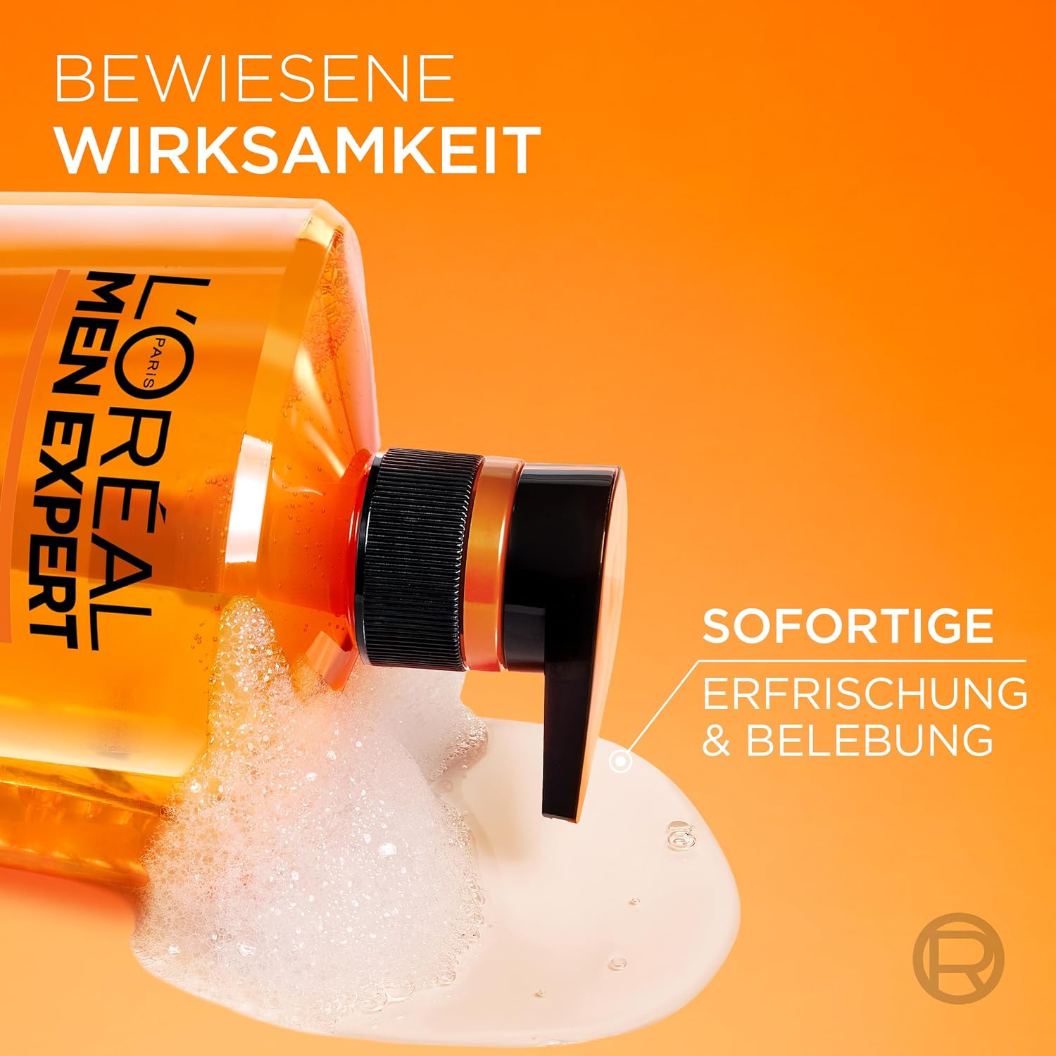 L'Oréal Men Expert 1L Duschgel und Shampoo für Männer, 3-in-1 Duschbad zur Reinigung von Körper, Haar und Gesicht, Herren Körperpflege für langanhaltende Frische mit Taurin, Hydra Energy, 1x1000 ml
