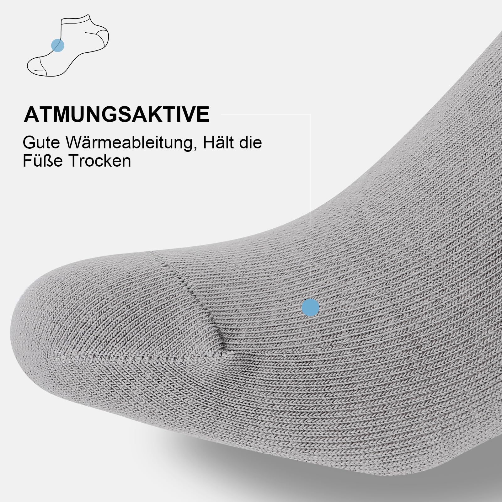 Sneaker Socken Herren Damen 10 Paar Kurzsocken Baumwolle