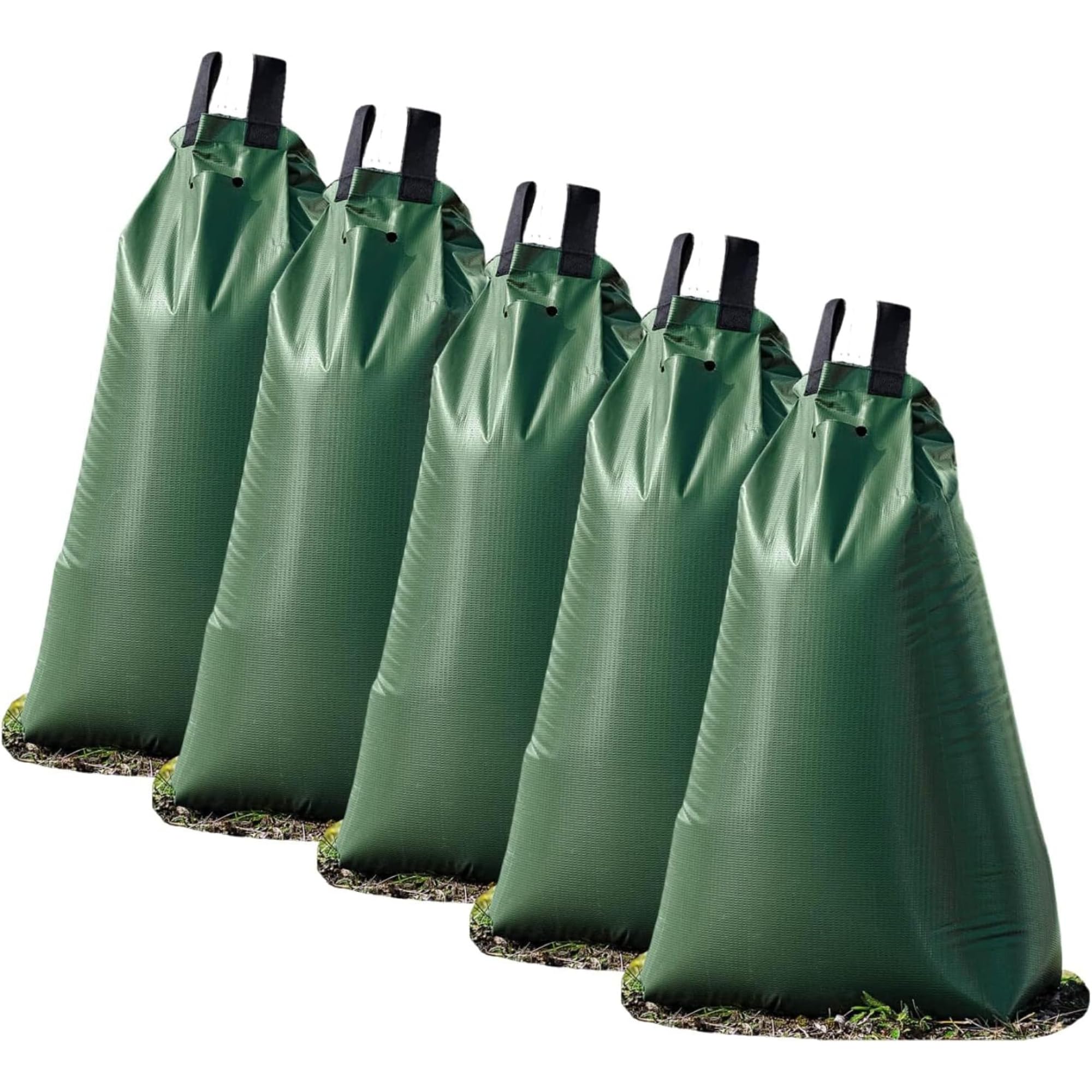Baumbewässerungssack 75 L - Verbinden Sie mehrere Bewässerungsbeutel miteinander - Bewässerungssack mit Schutzetikett - Baumbeutel aus robustem und UV-beständigem PVC