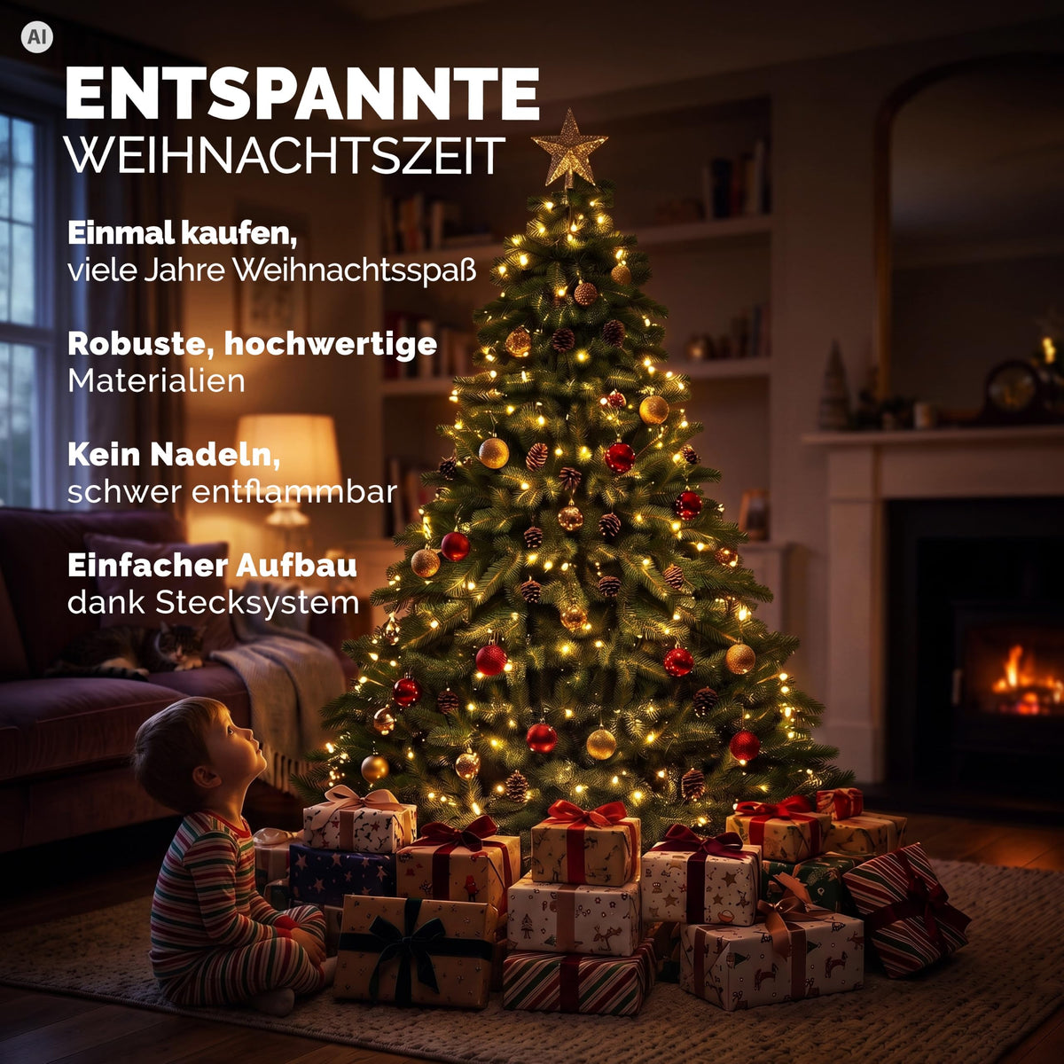 Premium Weihnachtsbaum Künstlich
