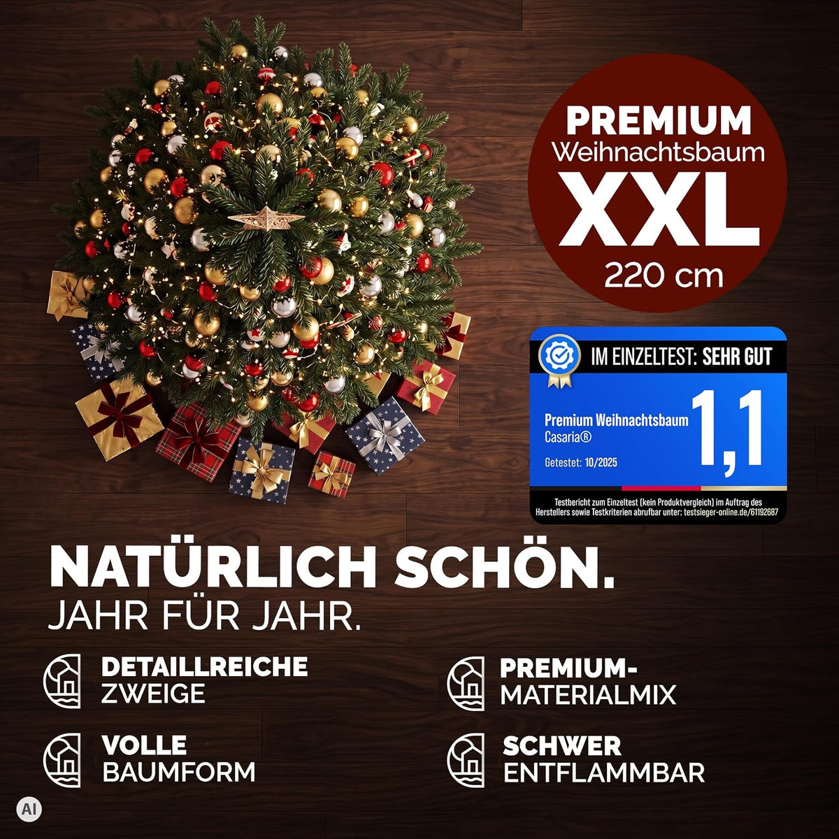 Premium Weihnachtsbaum Künstlich