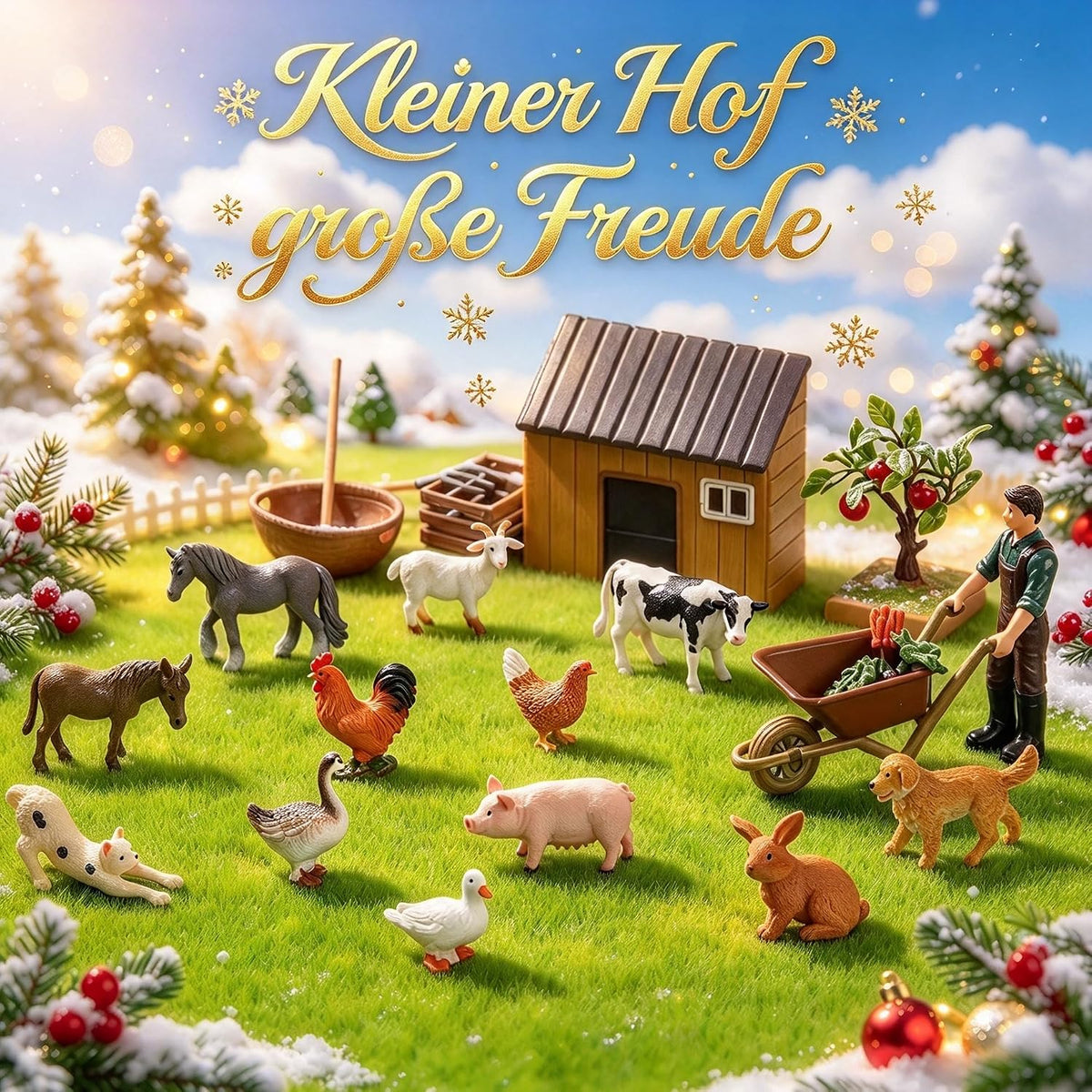 Adventskalender 2026 Bauernhof | 24 Überraschungen, Weihnachtsgeschenke