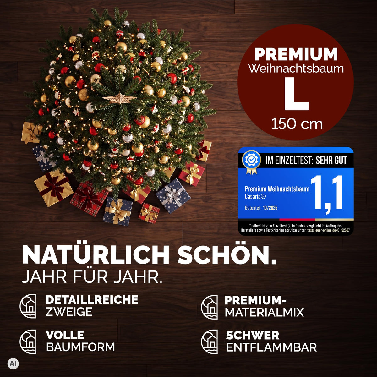 Premium Weihnachtsbaum Künstlich