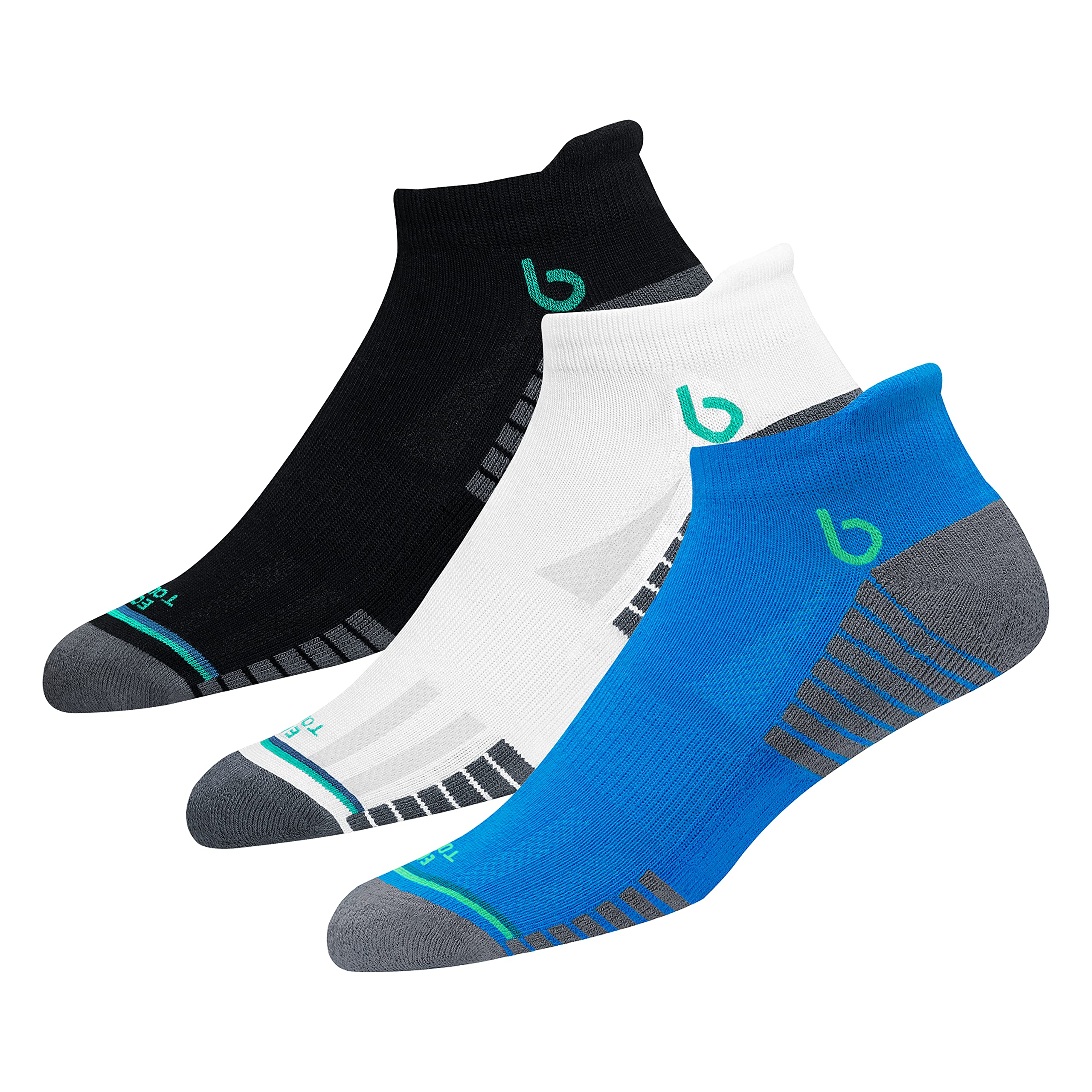BAMBOS Sneaker Socken Ultraweich Bambus Herren Damen Kurz Sportsocken Laufsocken, 3/6 Paare