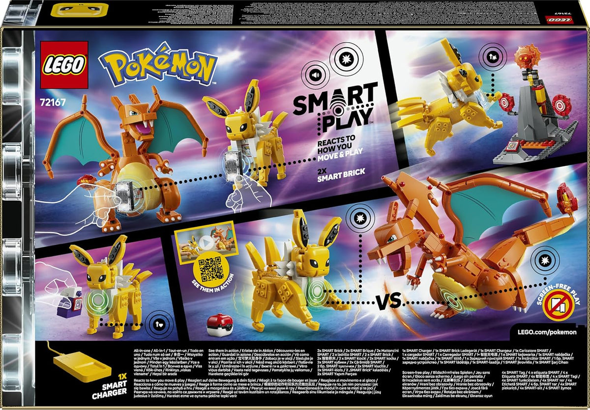 LEGO Pokémon SMART Play Ultimativer Showdown zwischen Glurak & Blitza 72167