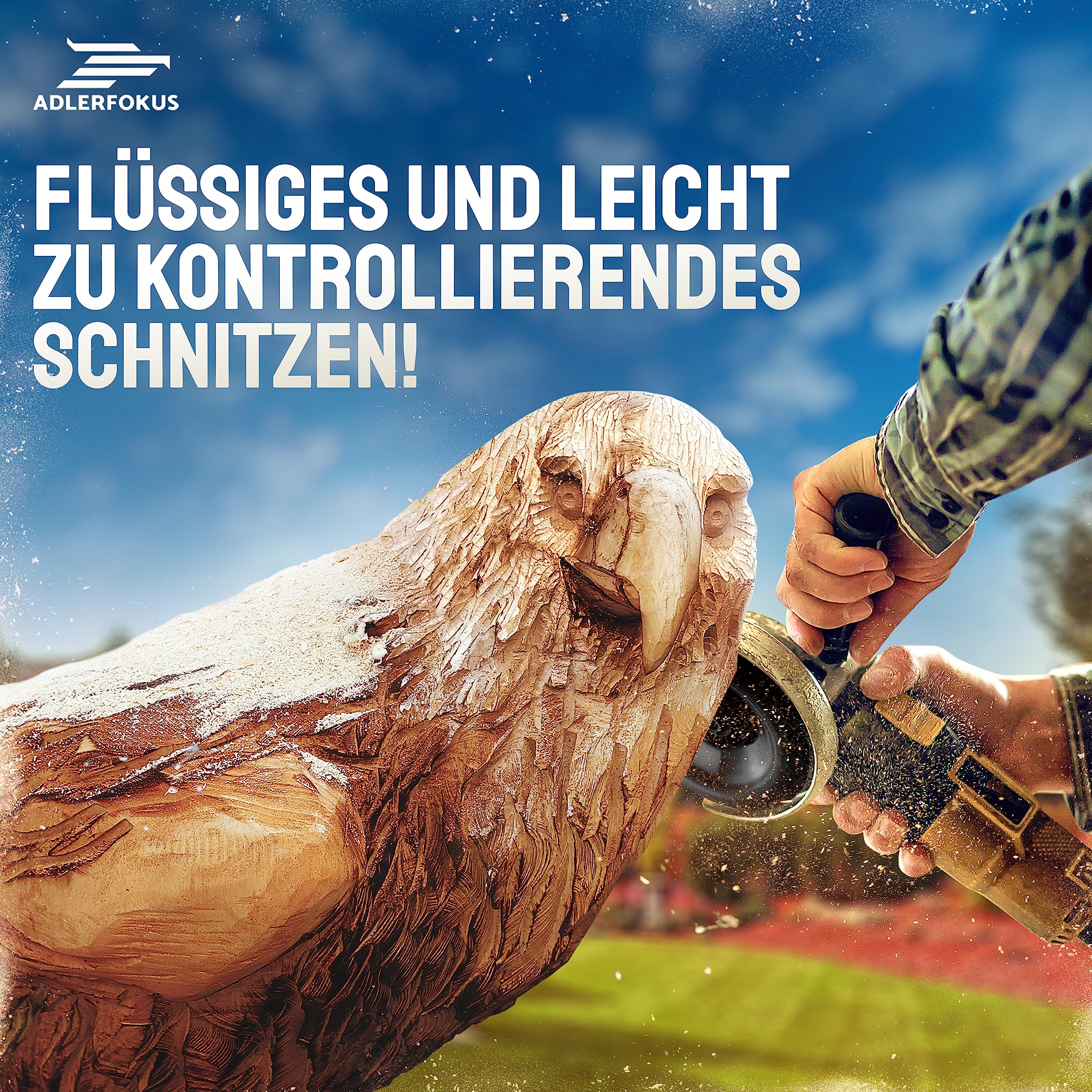 Holz Schleifscheibe 125mm Winkelschleifer [EXTRA SCHARF] | Flexscheibe für Holz - Wurzelfräse - Lackfräse - Baumstumpffräse - Raspelscheibe - Schleifen mit einer Flex Schleifscheibe