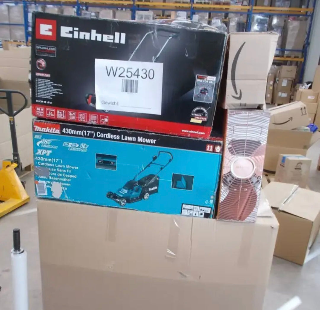 Restposten Paletten gemischt - Mixpaletten - A/B Waren / Amazon Retouren! Preis pro Palette - Gratis Versand!