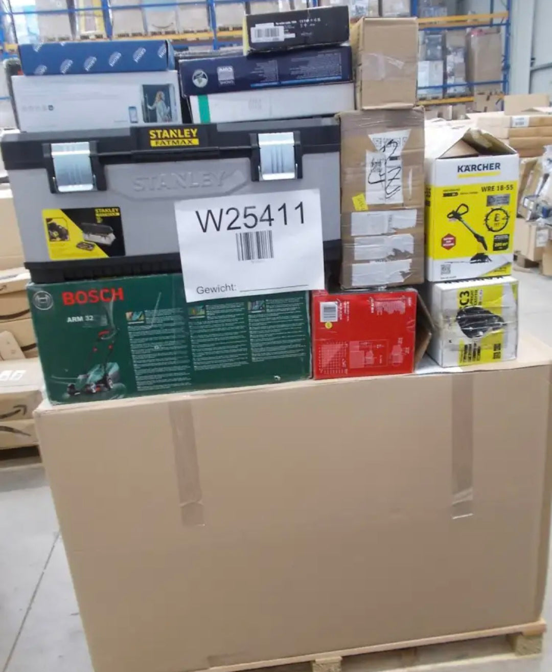 Restposten Paletten gemischt - Mixpaletten - A/B Waren / Amazon Retouren! Preis pro Palette - Gratis Versand!