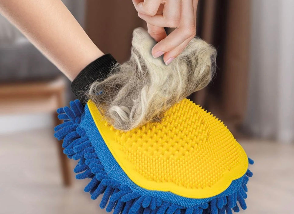 150 x Fellpflege - Trockenhandschuh - Restposten - Aus TV bekannt - Gratisversand!