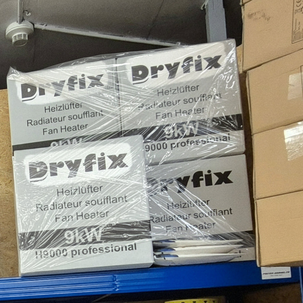 20 x Heizlüfter Dryfix 9000 W / 9 kW - Restposten ab Lager / Gratis Versand!