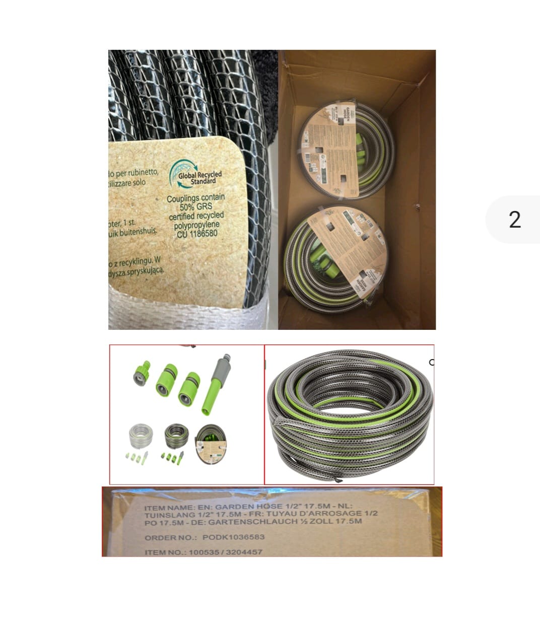 25000 x Gartenschläuche / Wasserschläuche / Ganzer Posten! NEU & OVP