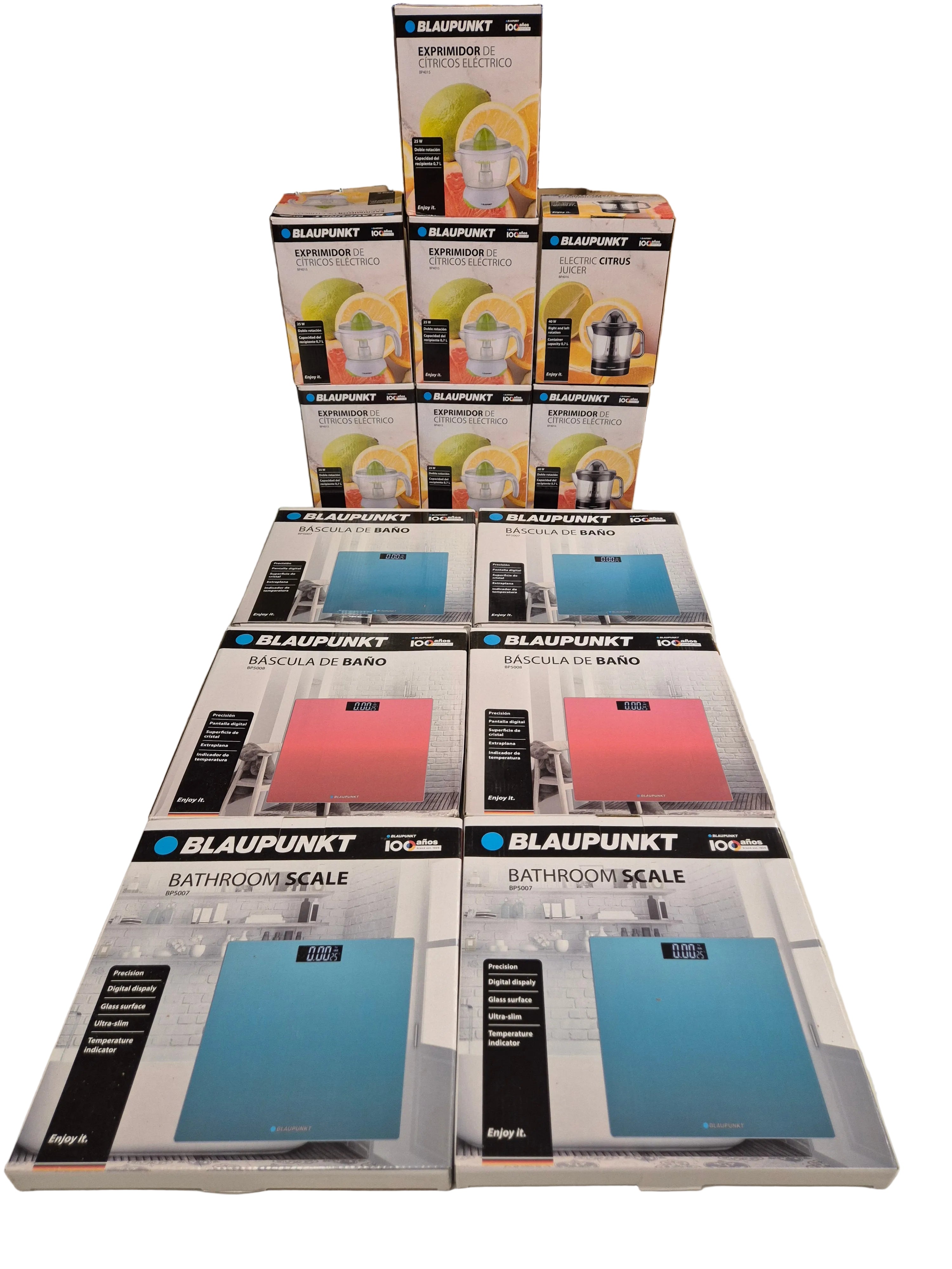 Restposten Blaupunkt 7 x Saftpressen & 6 x Waagen / NEU & OVP! Gratis Lieferung