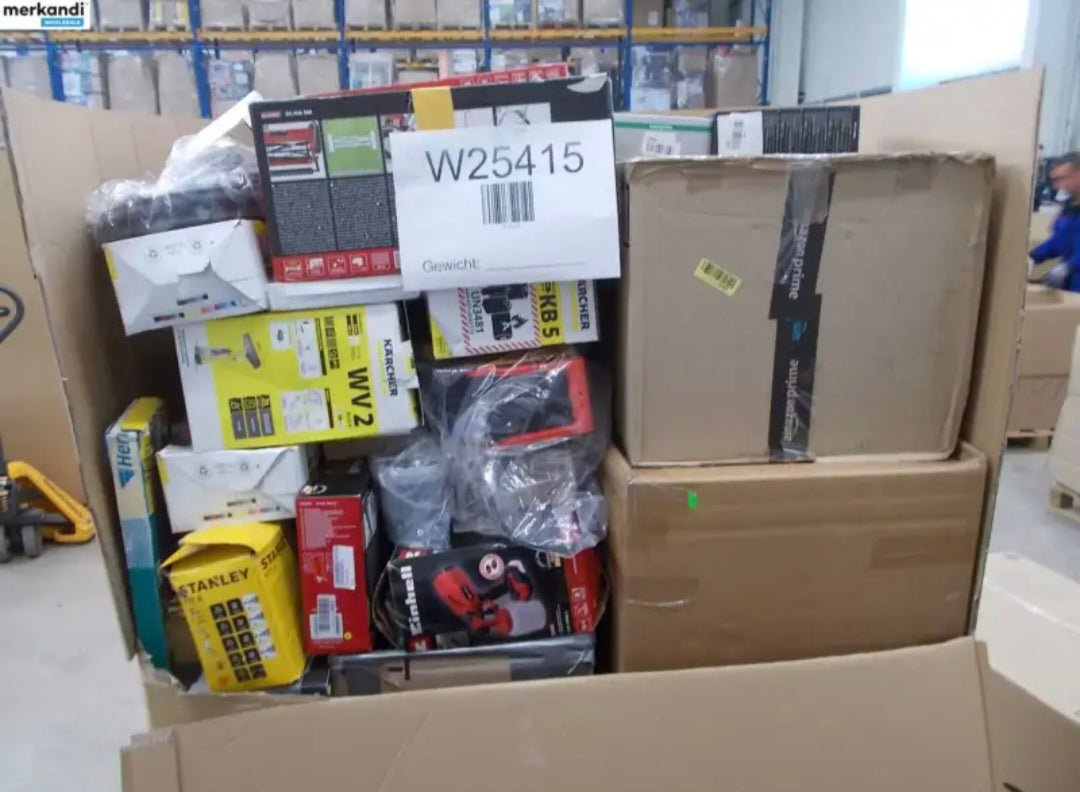 Restposten Paletten gemischt - Mixpaletten - A/B Waren / Amazon Retouren! Preis pro Palette - Gratis Versand!