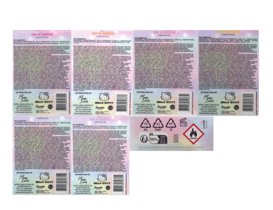60 x Parfüm Hello Kitty 15ml / 60er Display Unicorn / NEU & OVP!